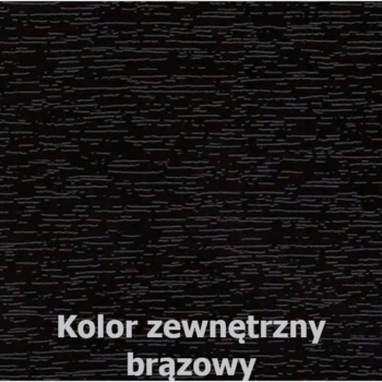 Kolor zewnętrzny - brąz