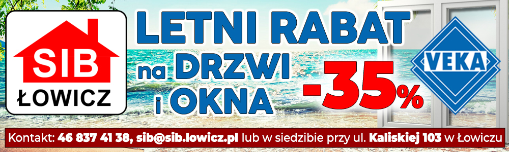 SIB Promocja Lato -35% Na Okna i Drzwi VEKA
